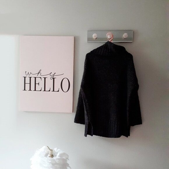 EUC Joe Fresh grey turtleneck knit sweater - Picture 4 of 4